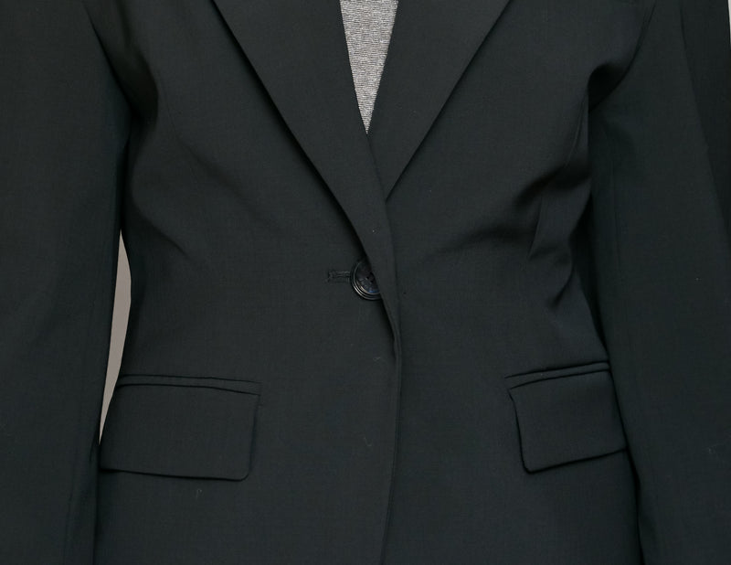 ROHE Black Ati Structured Wool-Blend Blazer (2)