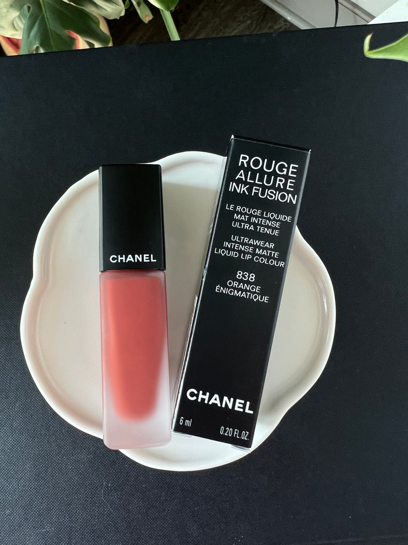 CHANEL Rouge Allure Ink Fusion Matte Liquid Lipstick 838 Orange Énigmatique