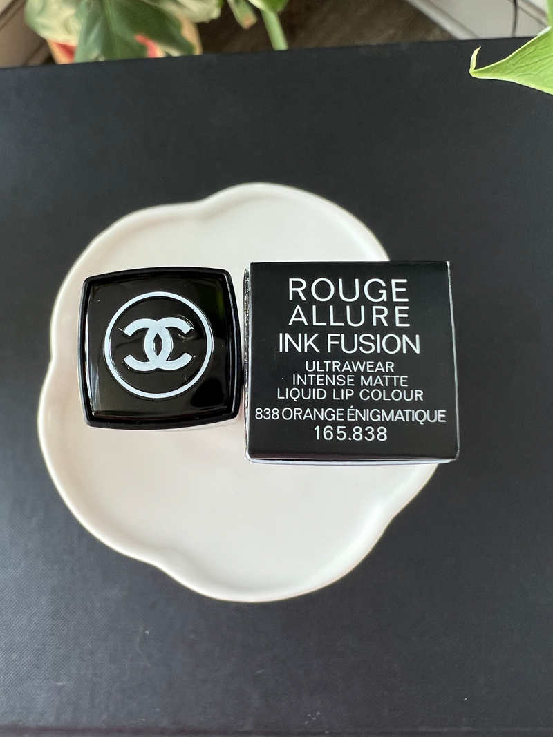 CHANEL Rouge Allure Ink Fusion Matte Liquid Lipstick 838 Orange Énigmatique
