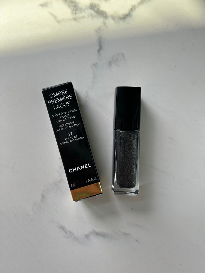 CHANEL Ombre Premiere Laque 17 Or Noir Longwear Liquid Eyeshadow Limited Edition