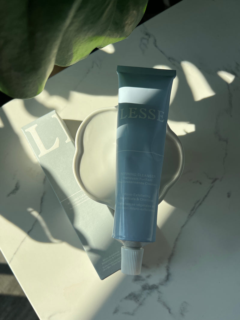 LESSE Refining Cleanser Micro-Exfoliating Botanicals & Charcoal