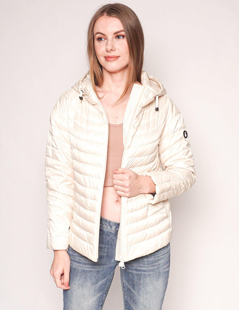 SNOWMAN New York Cream Down Puffer Jacket – Fashion Without Trashin