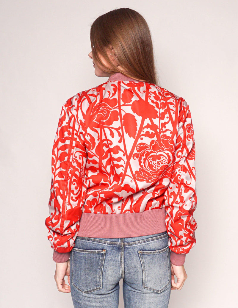 DRIES VAN NOTEN Embroidered Sequin Bomber Jacket - Fashion Without Trashin