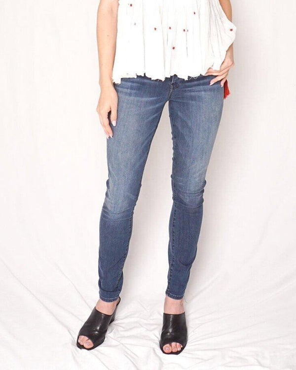 3x1 NYC High-Rise Button Fly Skinny Blue Jeans (Size 27) - Fashion Without Trashin