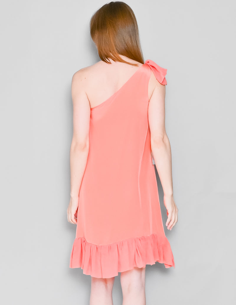 DOLLY PEARL Pink Silk Bridesmaid Dress NWT (XS)