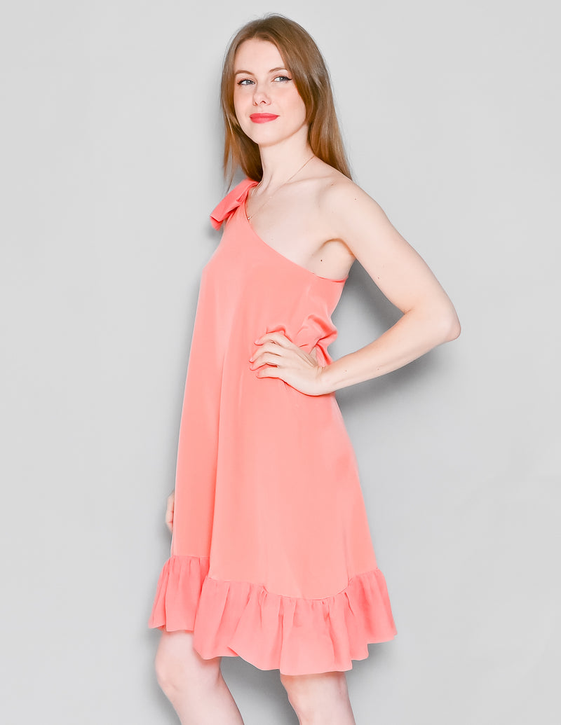 DOLLY PEARL Pink Silk Bridesmaid Dress NWT (XS)