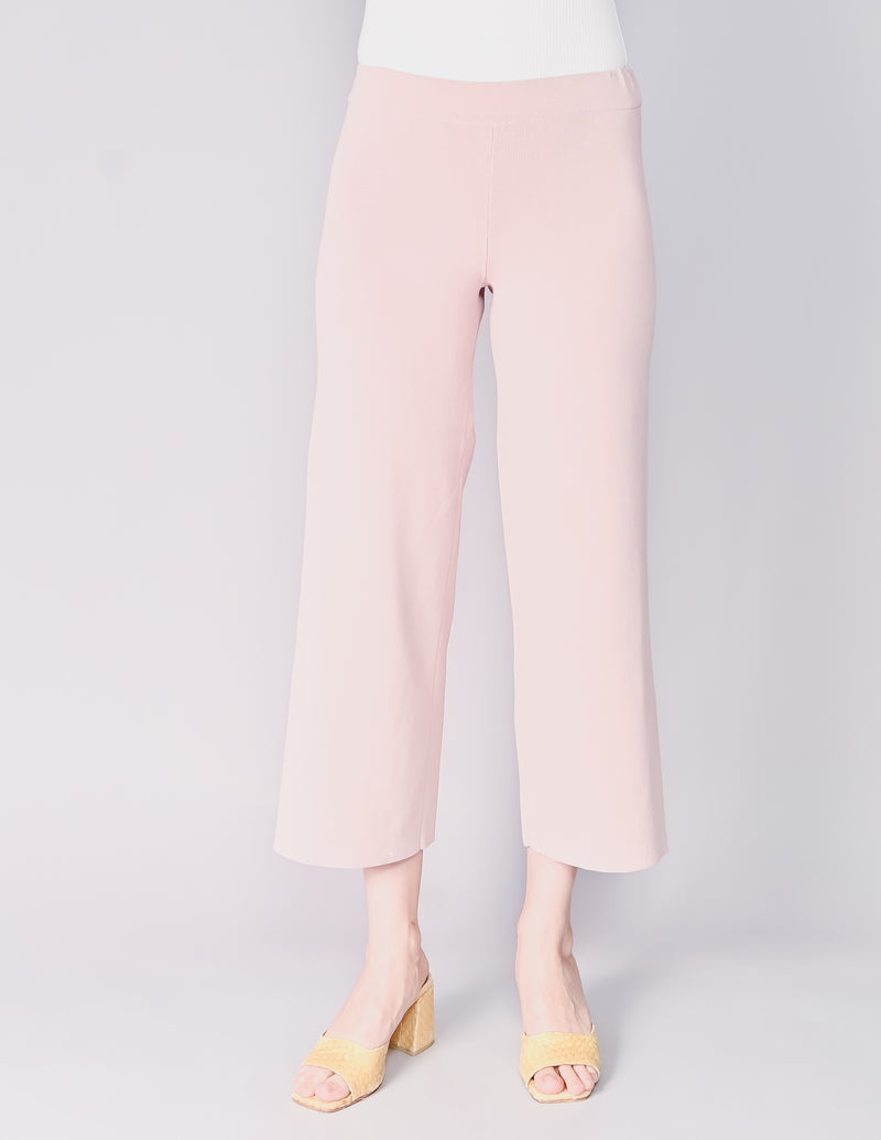 FWSS Dusty Rose Pull-On Cropped Knit Pants (XS)