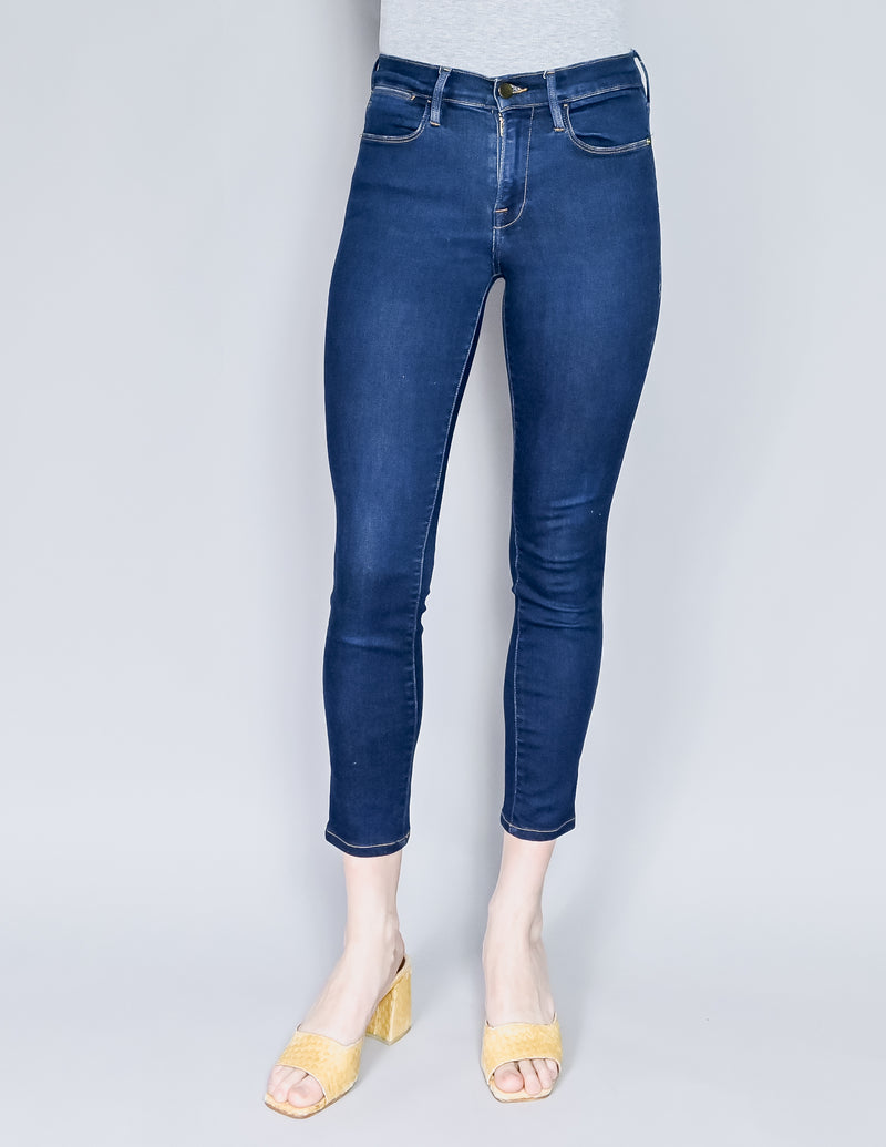 FRAME Le High Skinny Grove Street Blue Jeans (25)