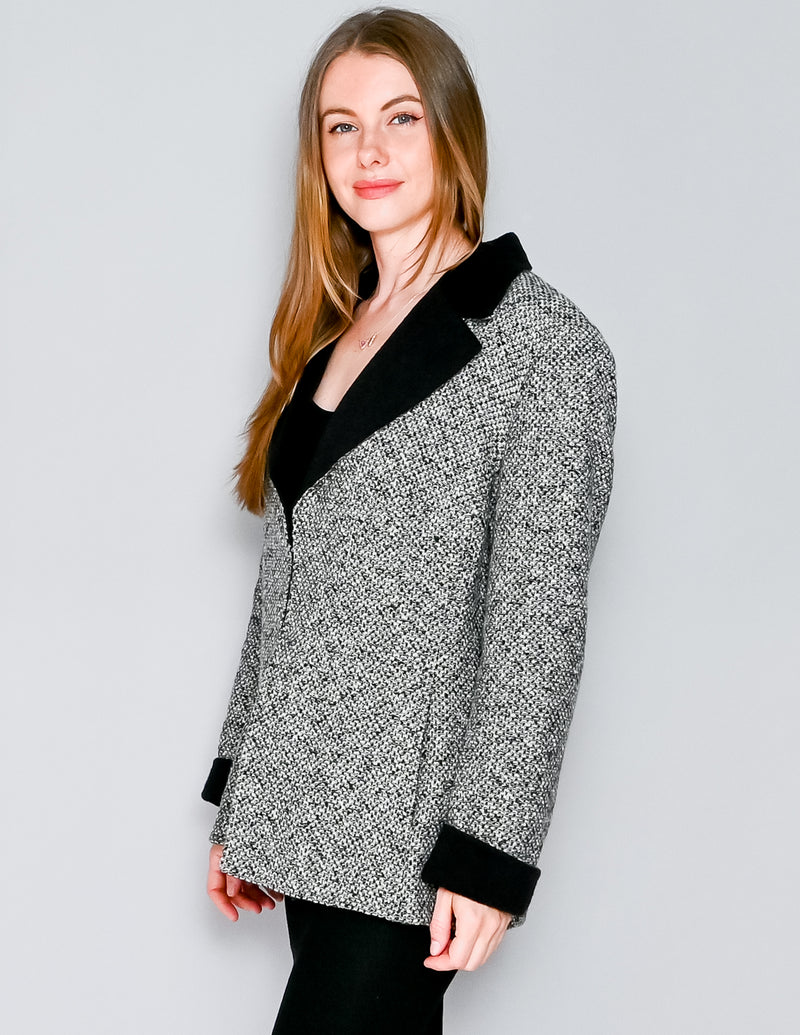ESCADA Piacenza Wool Angora Tweed Jacket (42/L)