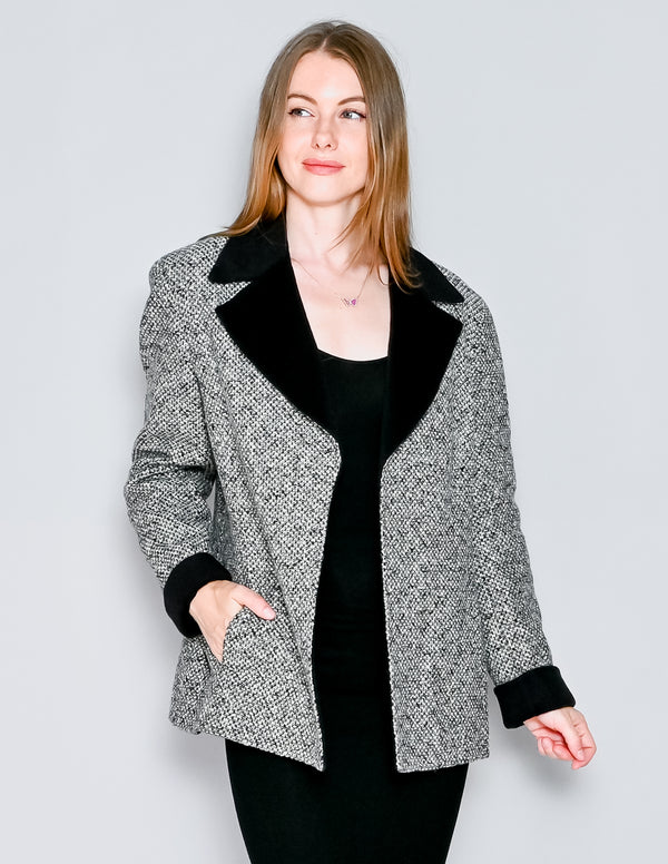 ESCADA Piacenza Wool Angora Tweed Jacket (42/L)