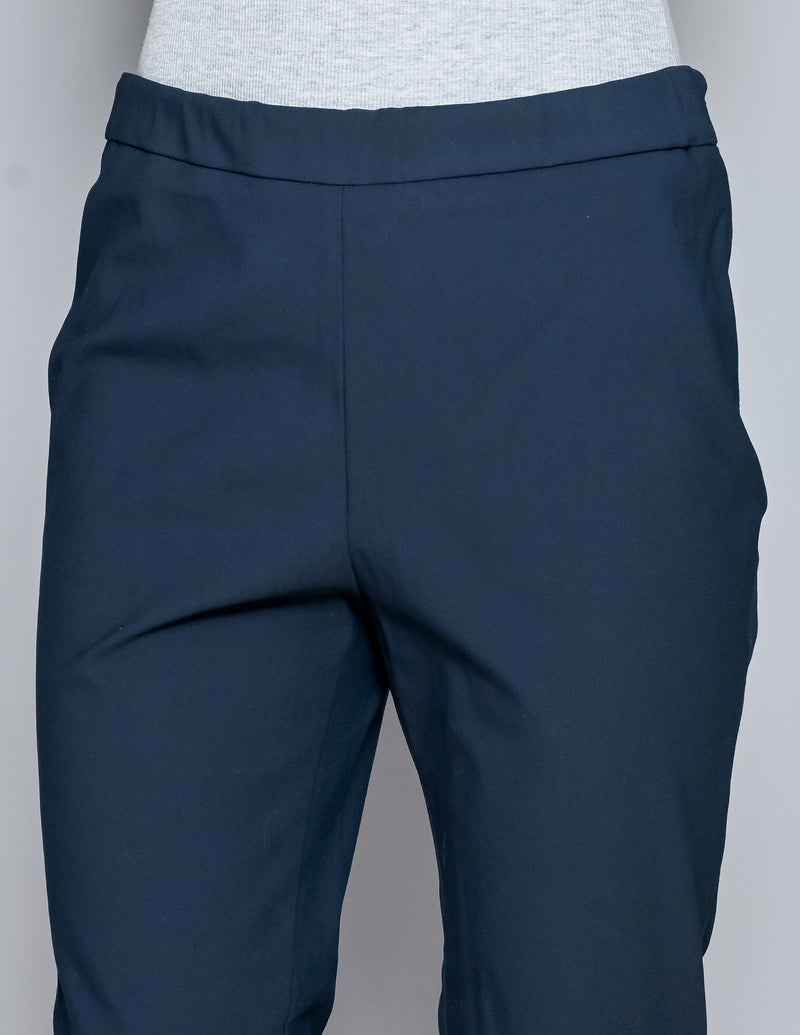 BECKEN Navy Blue Skinny Stretch Pants (12)