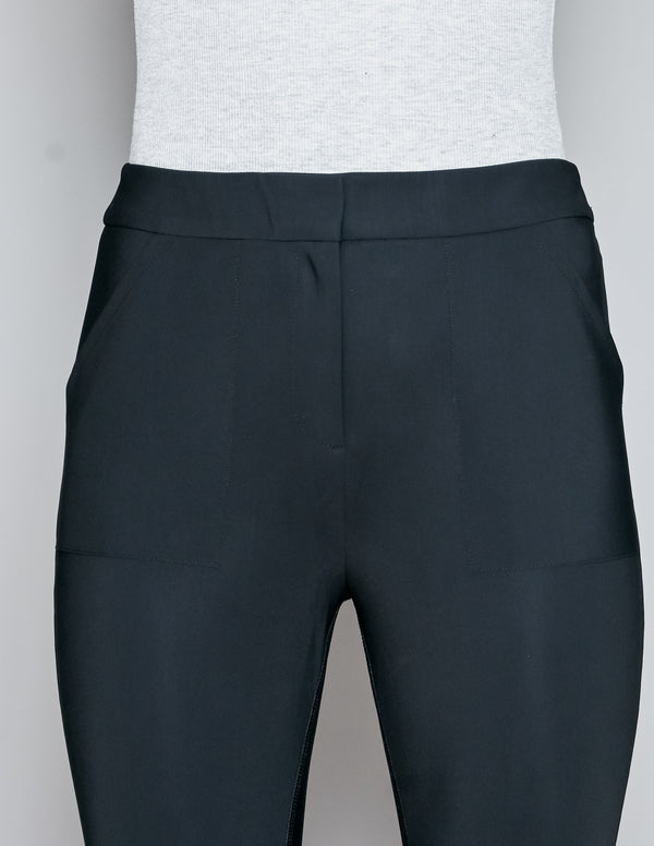 AELLA PAIRE Black Skinny Ankle Pants (6)
