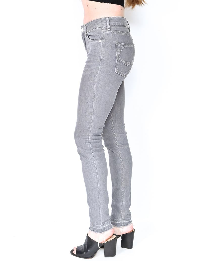ZADIG & VOLTAIRE Eva Gris Perm Skinny Jeans (Size 25)
