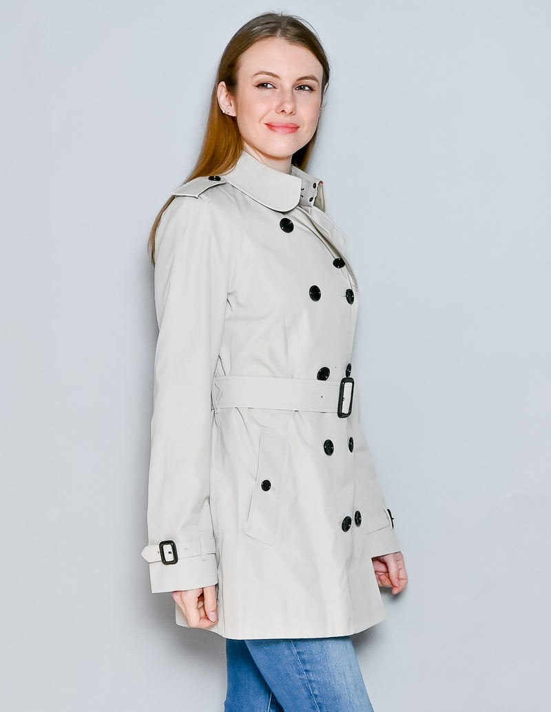 BURBERRY Mottram Light-Beige Trench Coat (US 6)