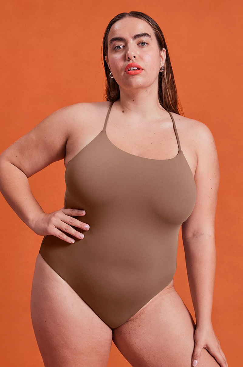 GIRLFRIEND COLLECTIVE Clemente One Piece Swimsuit in Equator