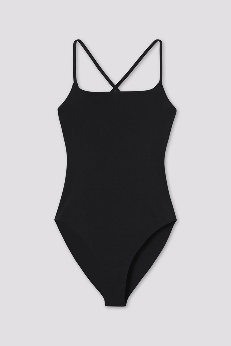 GIRLFRIEND COLLECTIVE Clemente One Piece Swimsuit in Black