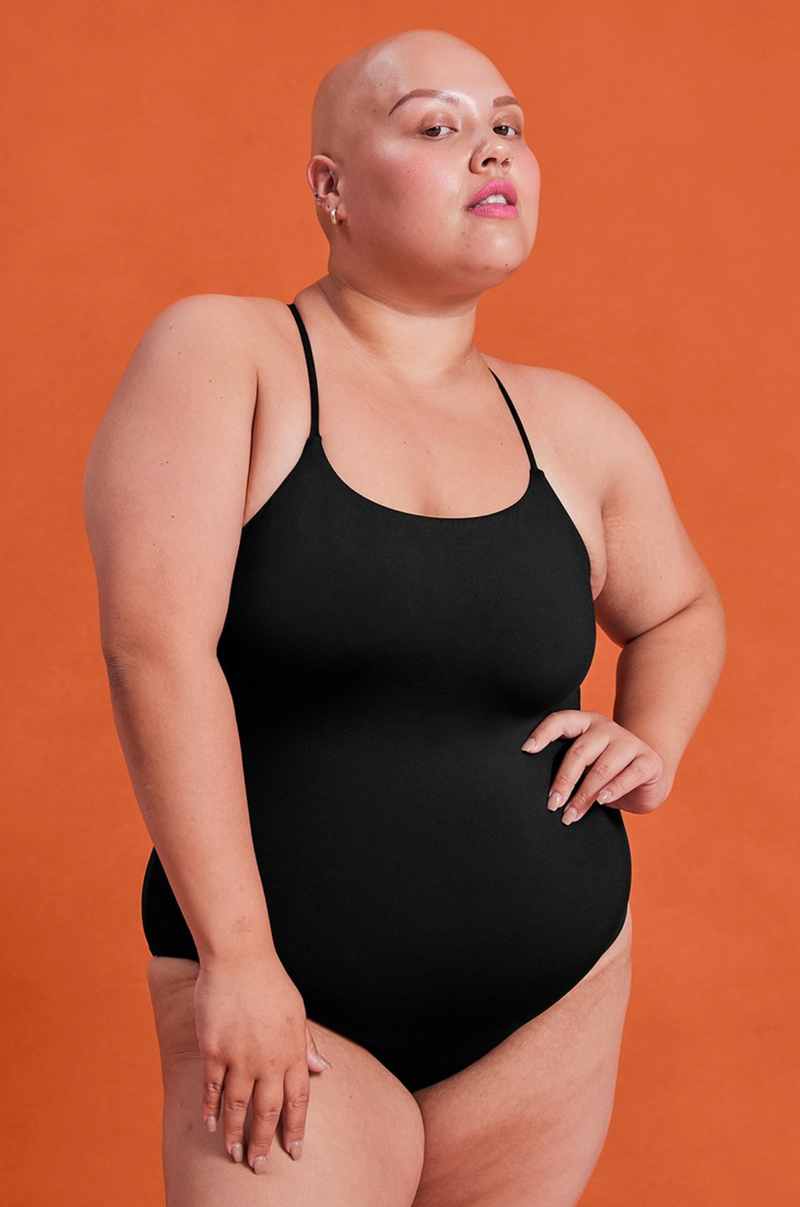 GIRLFRIEND COLLECTIVE Clemente One Piece Swimsuit in Black