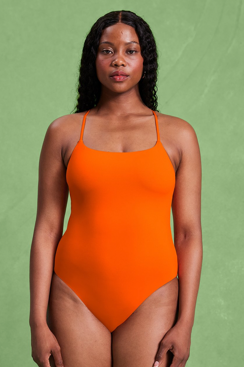 GIRLFRIEND COLLECTIVE Clemente One Piece Swimsuit in Koi FINAL SALE
