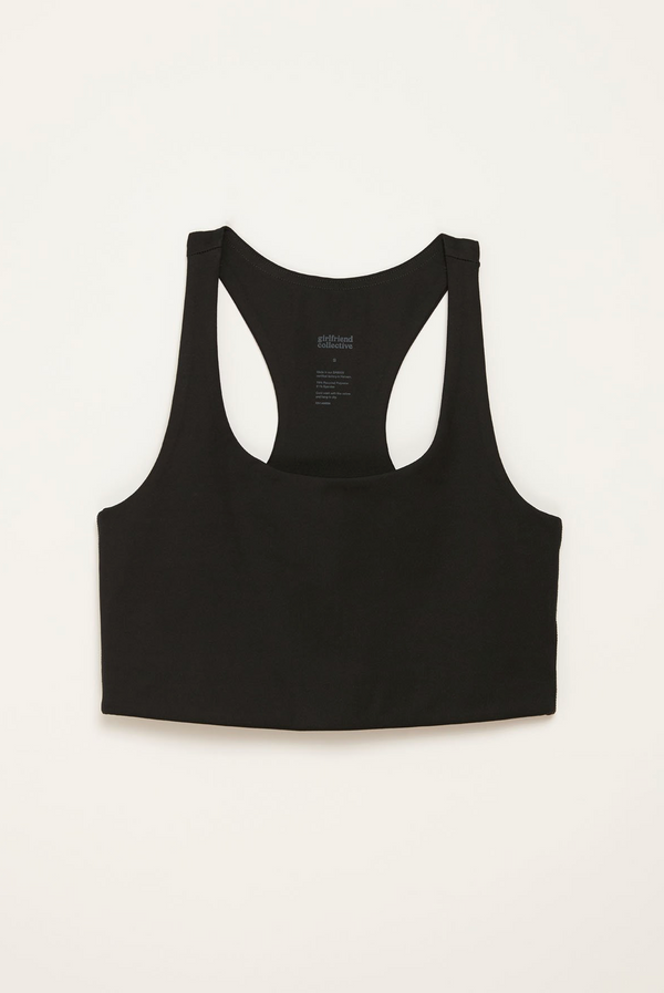 GIRLFRIEND COLLECTIVE Paloma Workout Bra in Black FINAL SALE