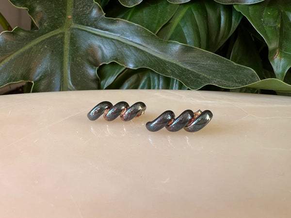Vintage Italian 925 Silver Studs