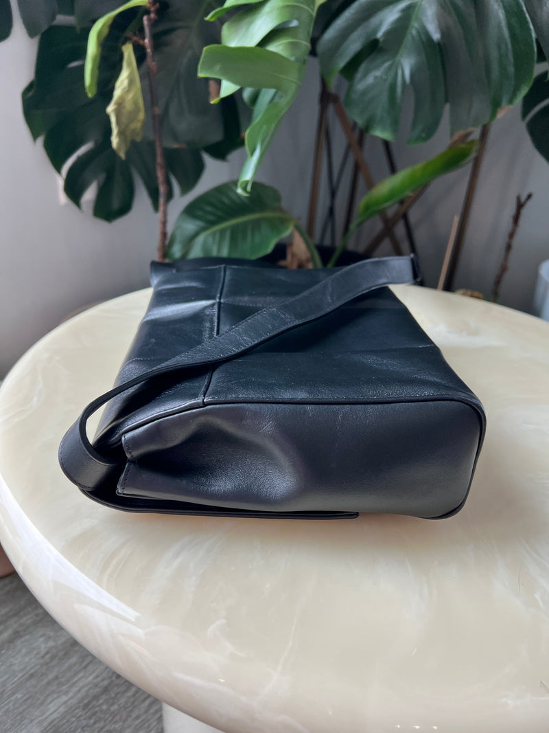 DEMELLIER London The Alexandria Bag Leather Crossbody Black
