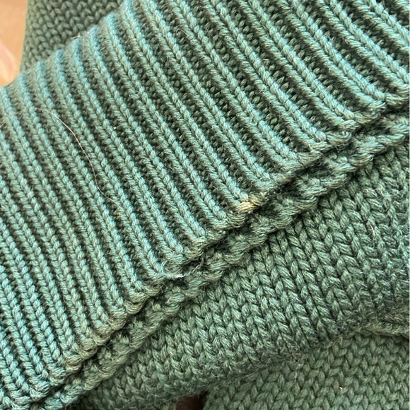 VINTAGE 1950s Green Dartmouth Letterman Sweater by Outfitters James Campion